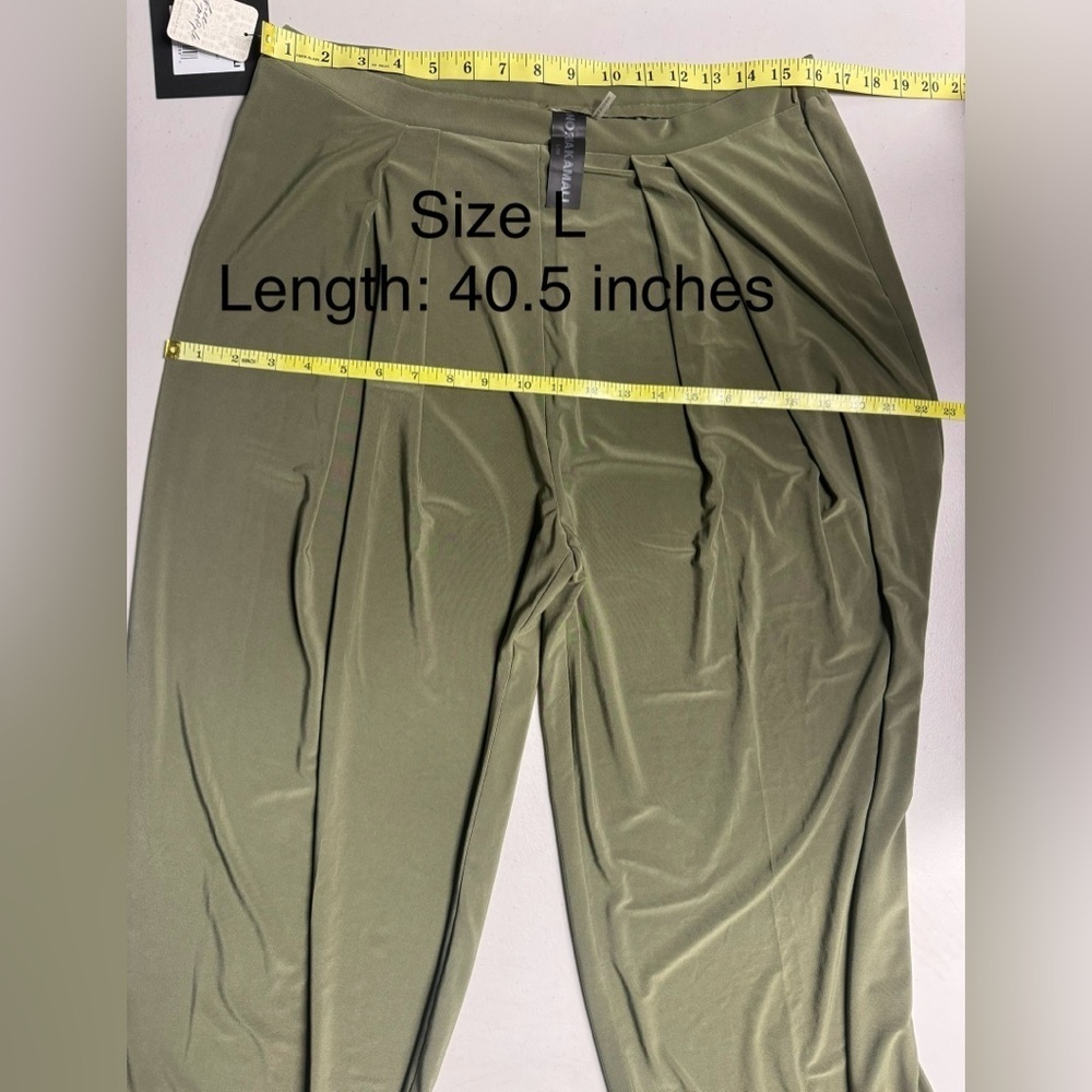 Nwt Norma Kamali Tapered Pleated Trousers — image 4 of 5